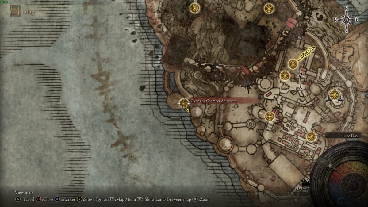 Elden Ring Shadow of the Erdtree Scadutree Blessing locations: map of the realm of shadow.