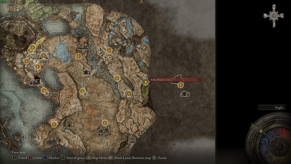 Elden Ring Shadow of the Erdtree Scadutree Blessing locations: map of the realm of shadow.
