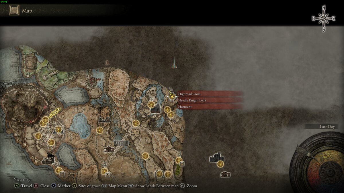 Elden Ring Shadow of the Erdtree Scadutree Blessing locations: map of the realm of shadow.