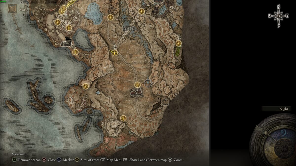 Elden Ring Shadow of the Erdtree Scadutree Blessing: realm of shadow map.