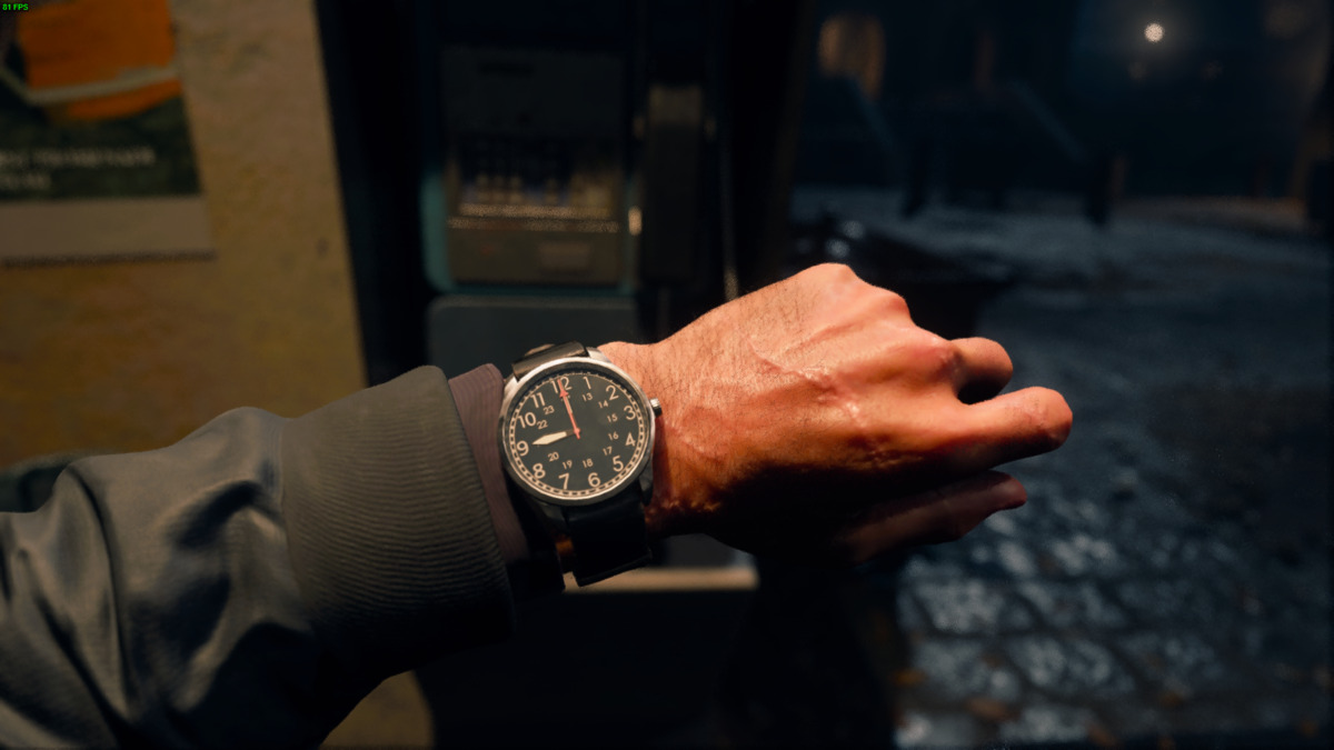 Call of Duty Black Ops 6 Blood Feud walkthrough: an arm with a watch.