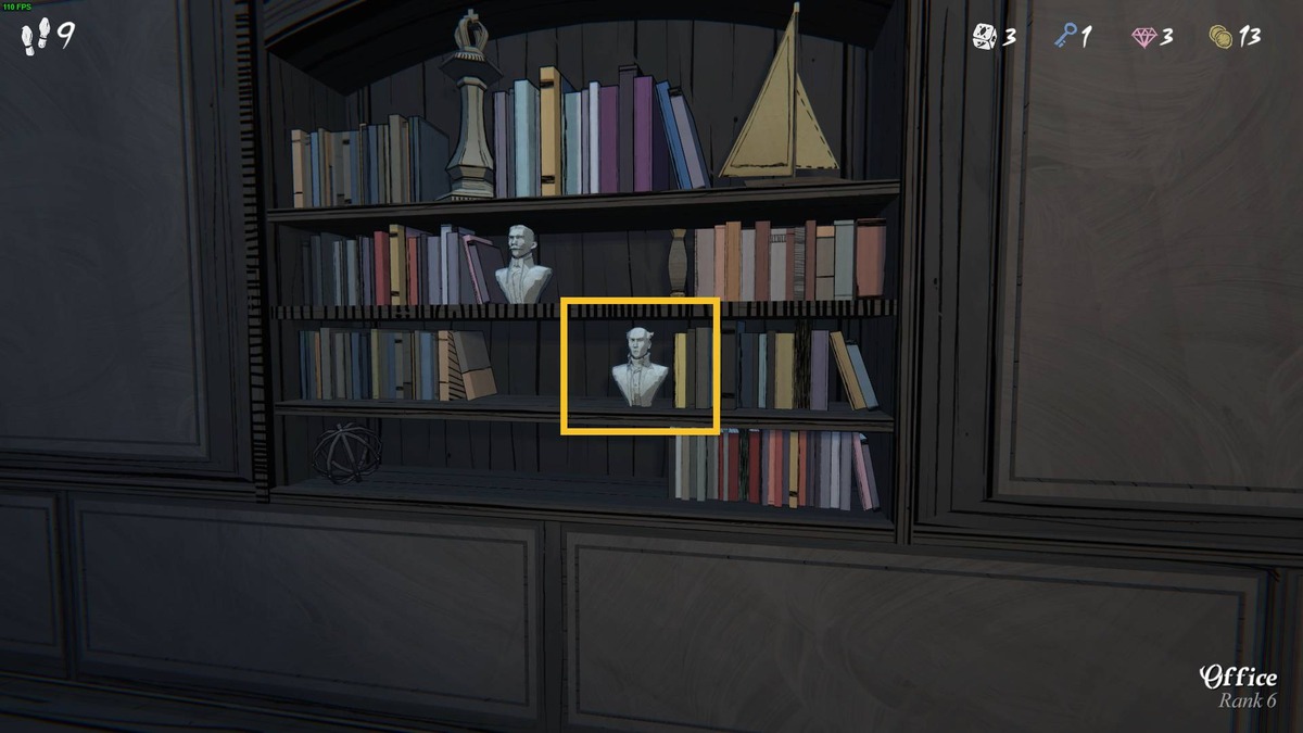 Blue Prince Office safe code: bust in the office.