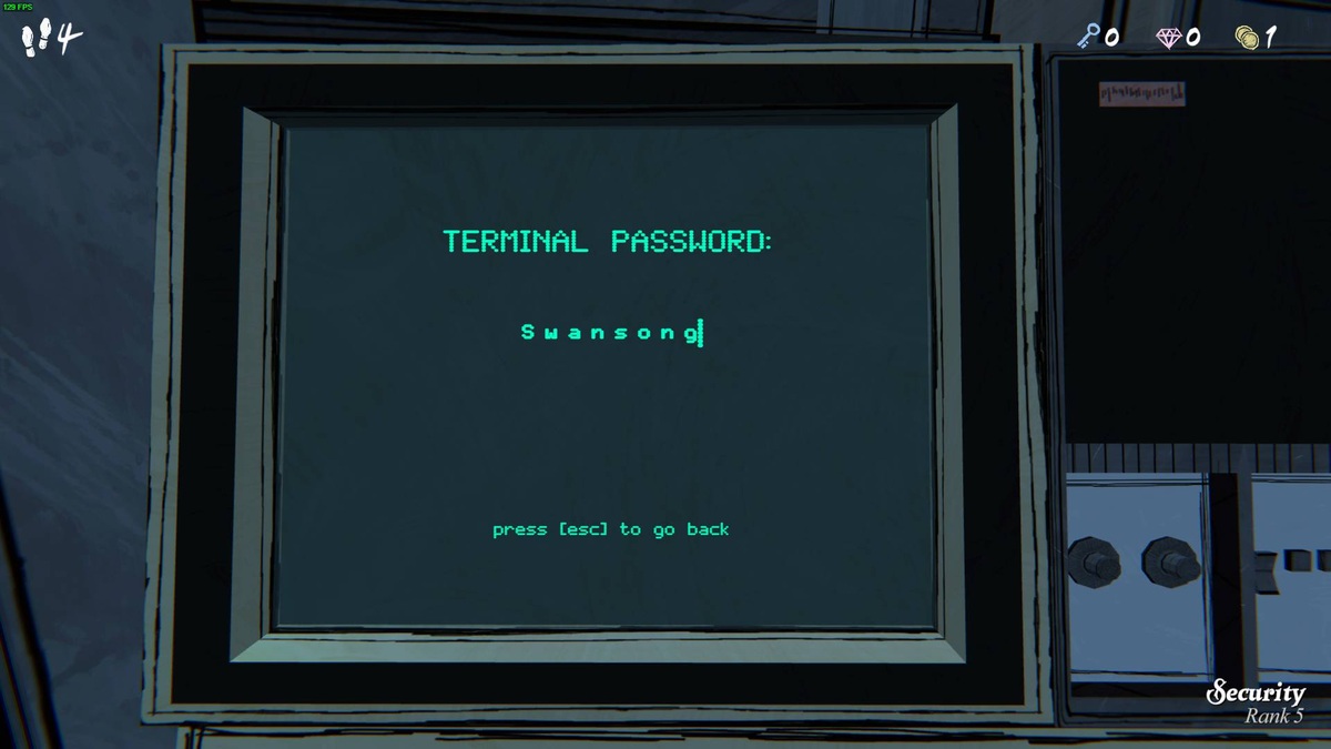 Blue Prince safe codes: terminal.