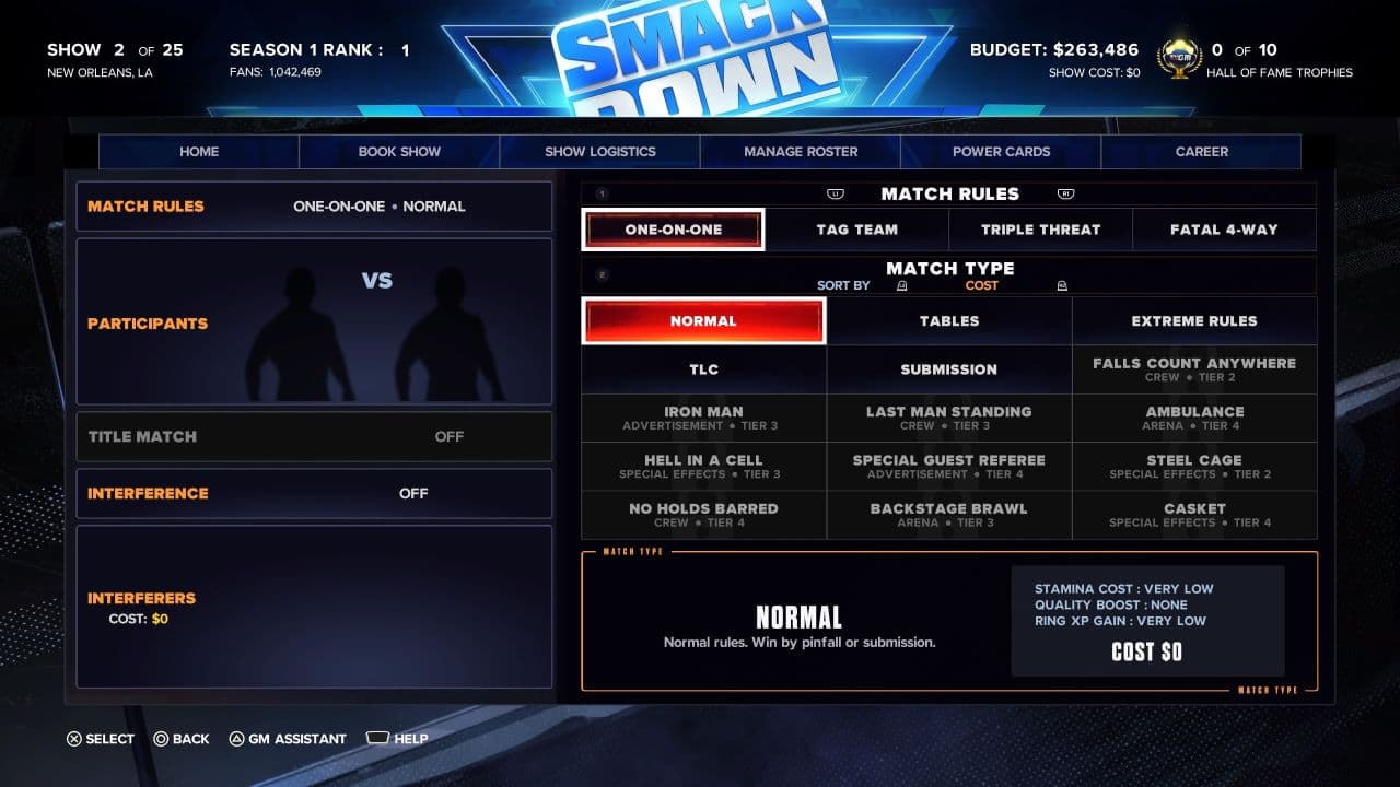 book show mygm wwe 2k24