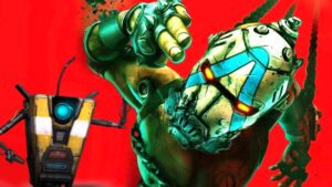 Borderlands 4 psycho next to Claptrap