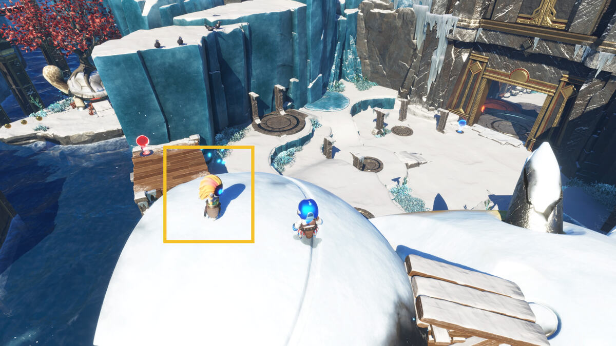 Astro Bot Bot of War: Astro exploring the Bot of War level.