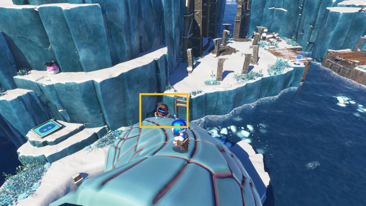 Astro Bot Bot of War: Astro exploring the Bot of War level.