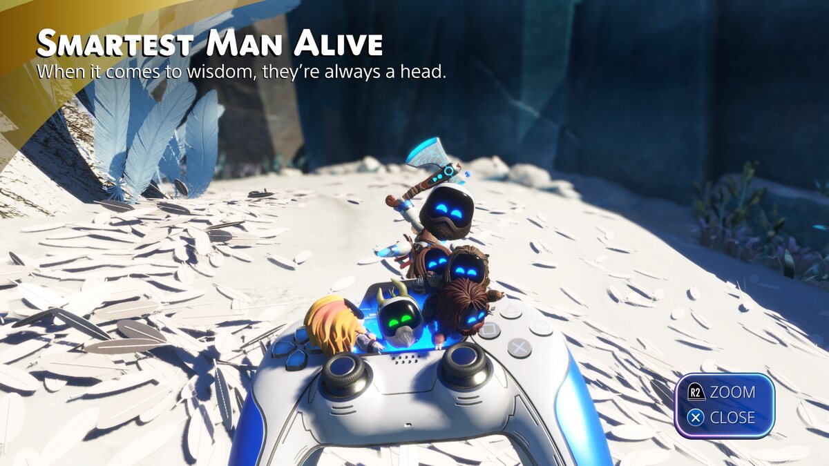 Astro Bot Bot of War: Astro exploring the Bot of War level.