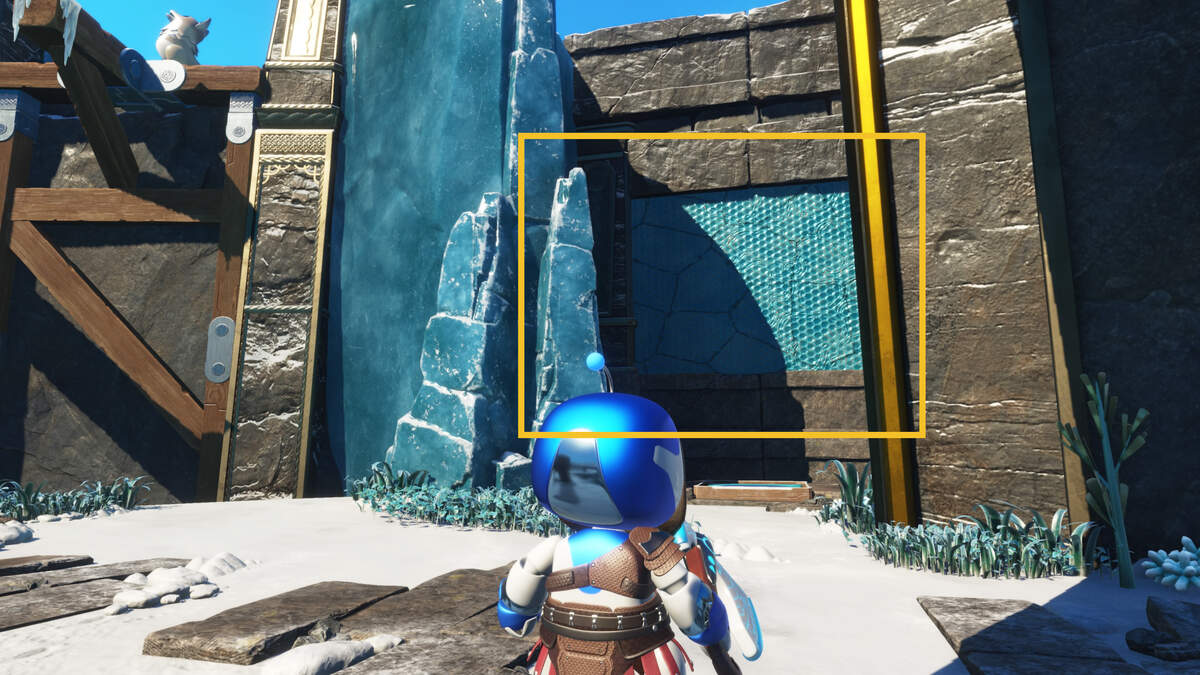 Astro Bot Bot of War: Astro exploring the Bot of War level.