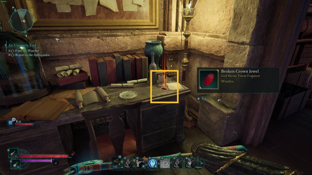 Avowed Totem of Rightful Rulership: desk.