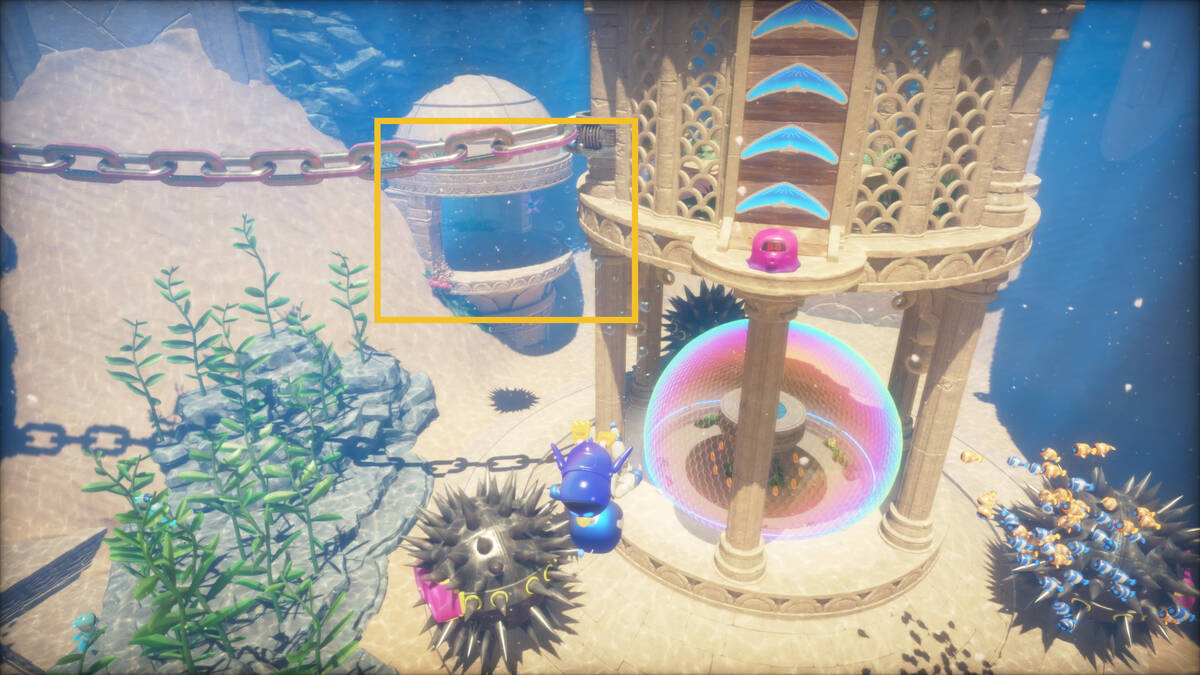Astro Bot Bubbling Under: Astro exploring the Bubbling Under level.