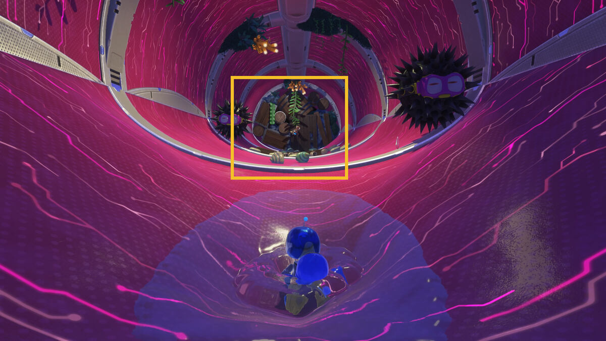Astro Bot Bubbling Under: Astro exploring the Bubbling Under level.