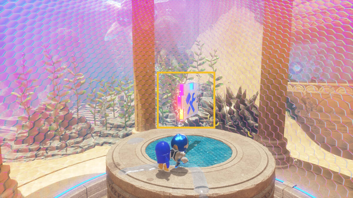 Astro Bot Bubbling Under: Astro exploring the Bubbling Under level.