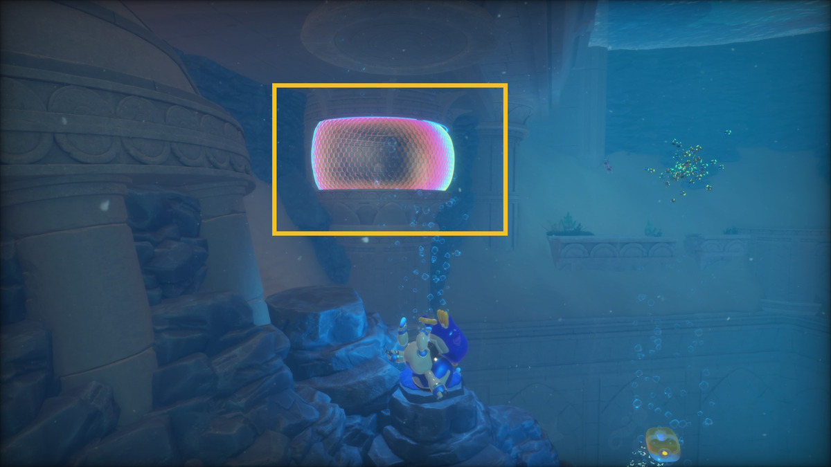 Astro Bot Bubbling Under: Astro exploring the Bubbling Under level.