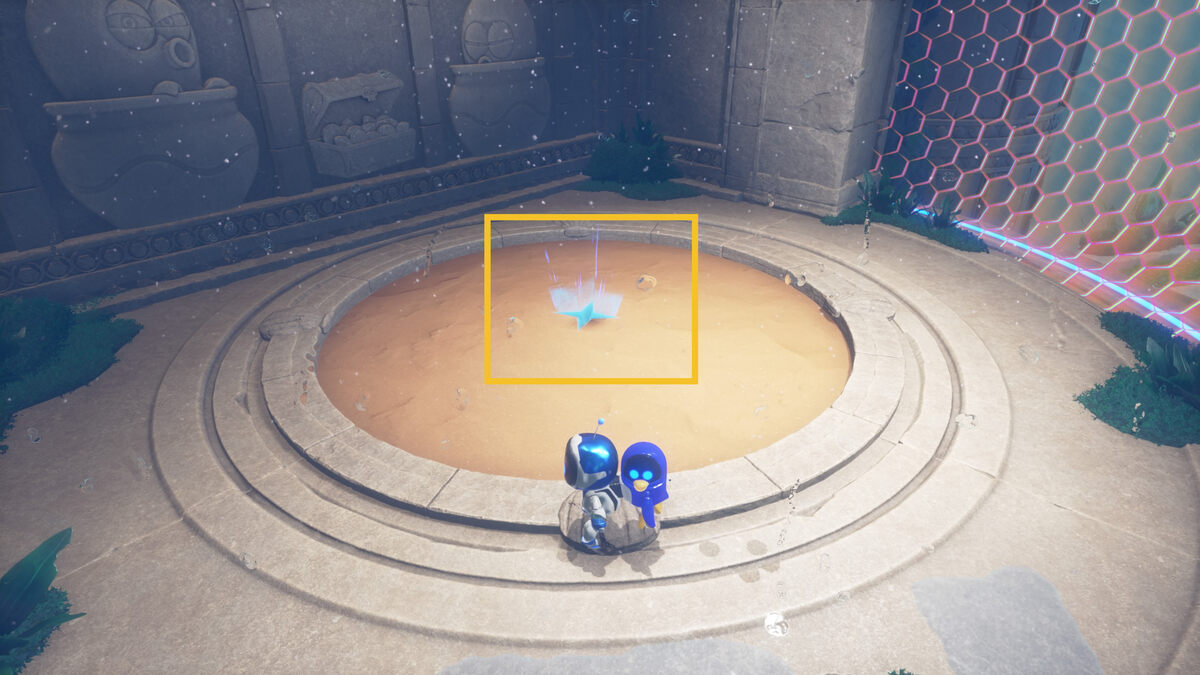 Astro Bot Bubbling Under: Astro exploring the Bubbling Under level.