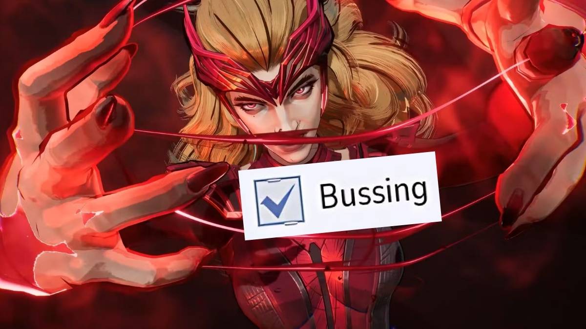 Wanda in Marvel Rivals with Bussing