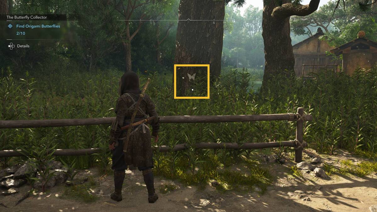Assassin's Creed Shadows Origami Butterflies: Osaka town.