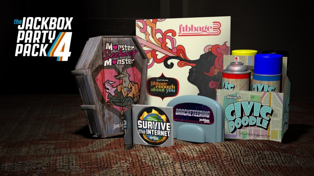 Play The Jackbox Party Pack 4 on nine different platforms with 10k watching