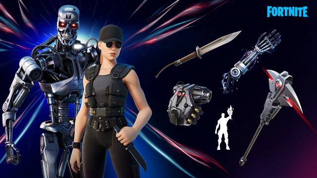 Fortnite gets The Terminator and Sarah Connor along with the Predator