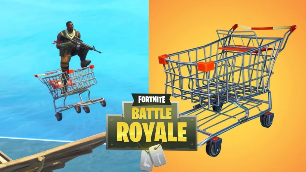 Fortnite players were using the shopping carts to perform a crafty glitch