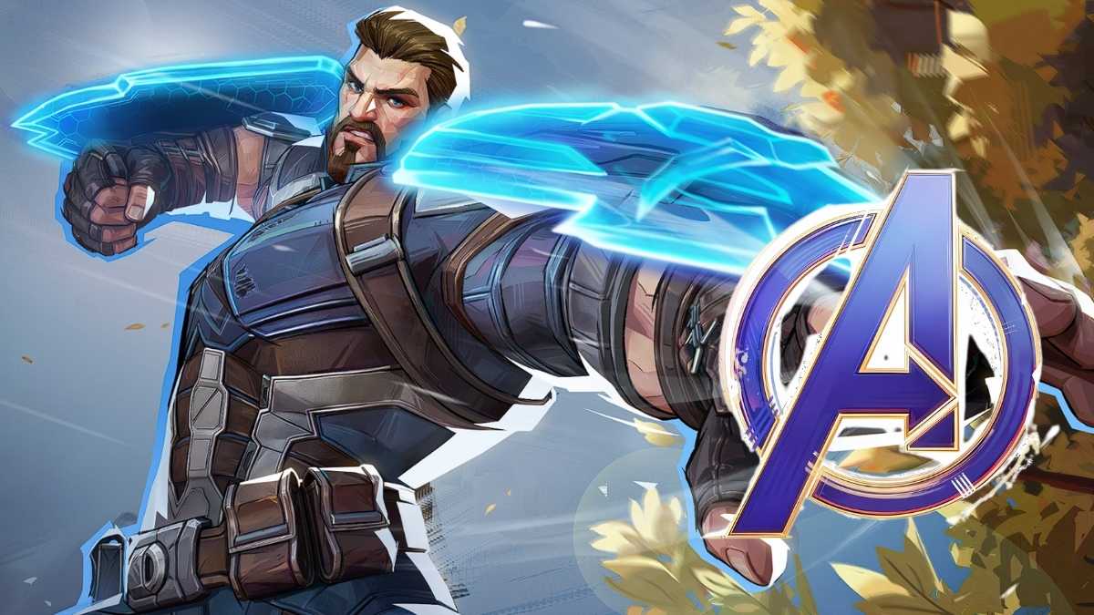 Captain America skin with Avengers spray in Marvel Rivals