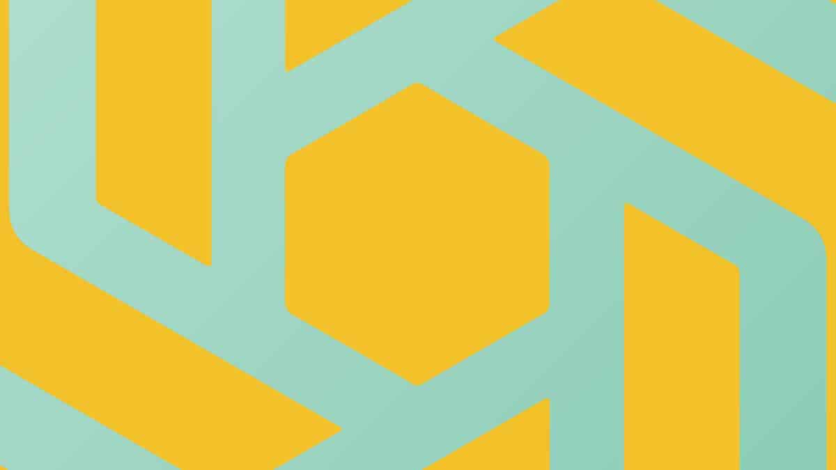 A yellow and blue geometric pattern on a yellow background with GPT-4 usage cap.