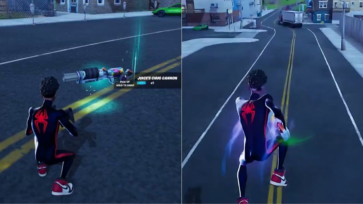 Fortnite Juice's Chug Cannon gameplay