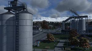 Cities Skylines 2 cheats: An image of a factory in the game.
