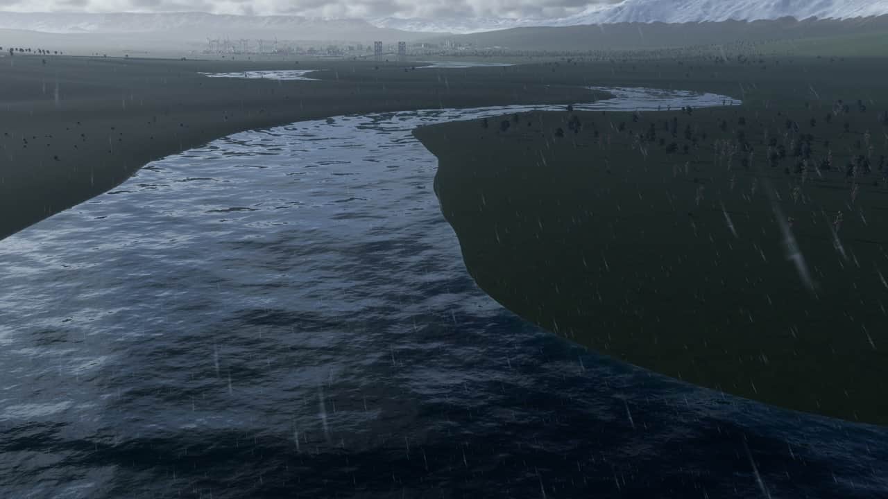 Cities Skylines 2 best maps: An image of a map from the game.