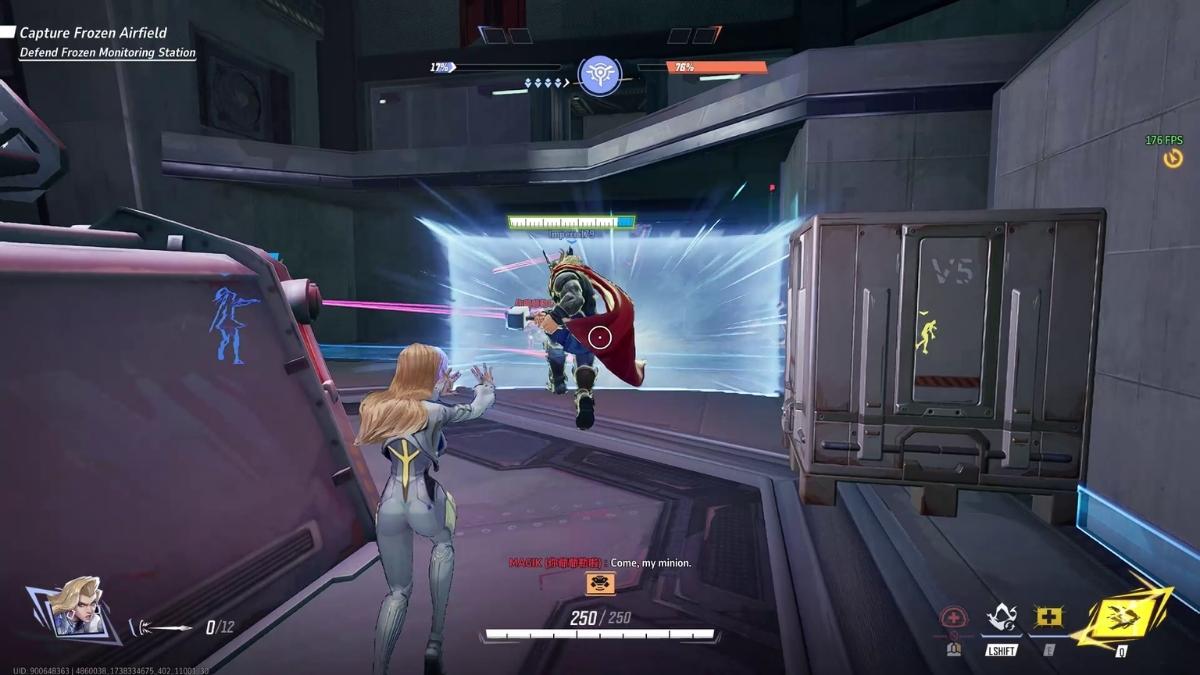 Dagger healing teammates in Marvel Rivals