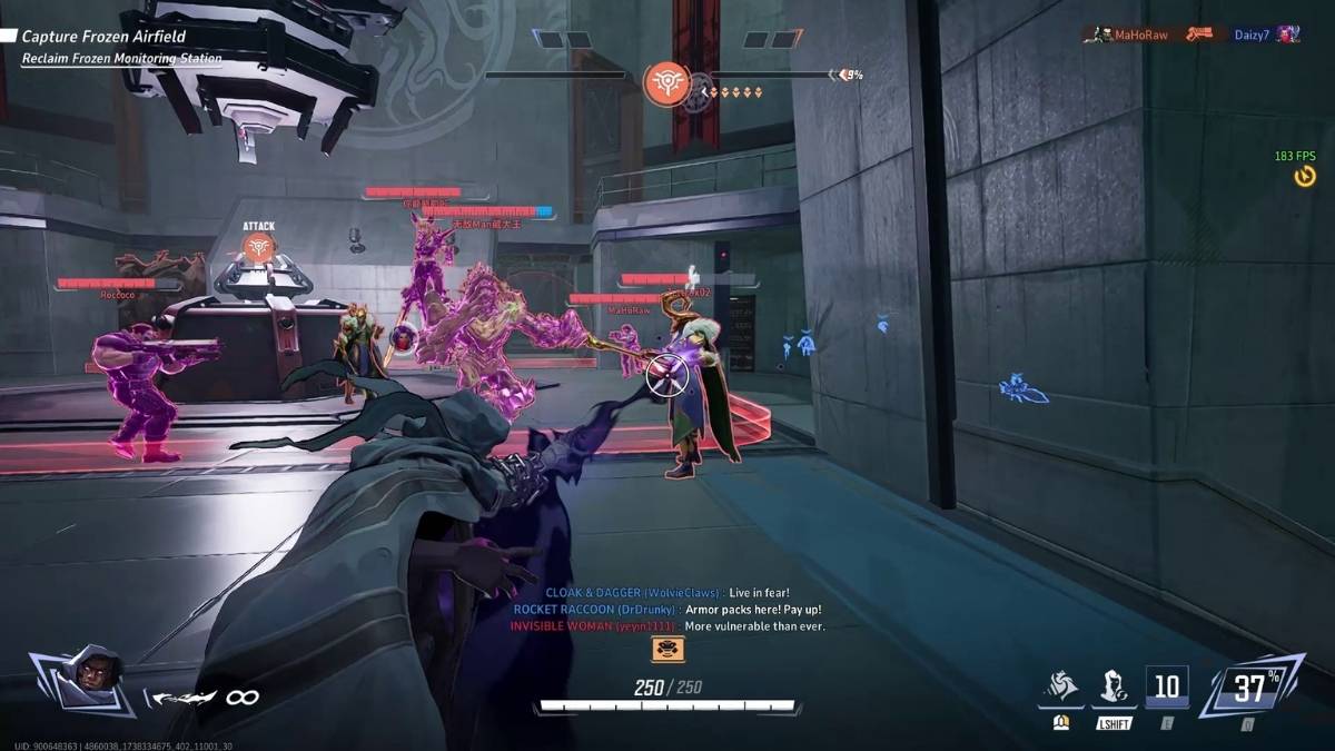 Cloak damaging enemies in Marvel Rivals