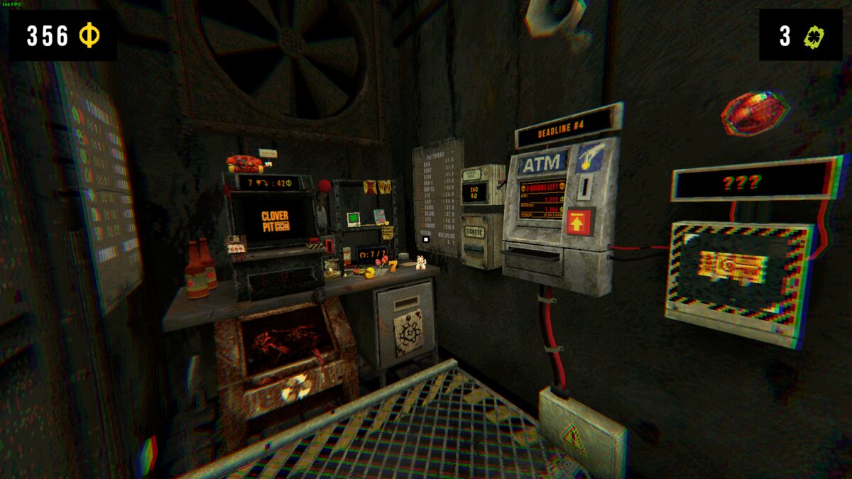 CloverPit is the revolting lovechild of Inscryption and Balatro that has you gambling for your very life