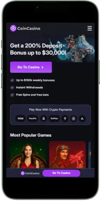 coincasino etusivu kasinoonus