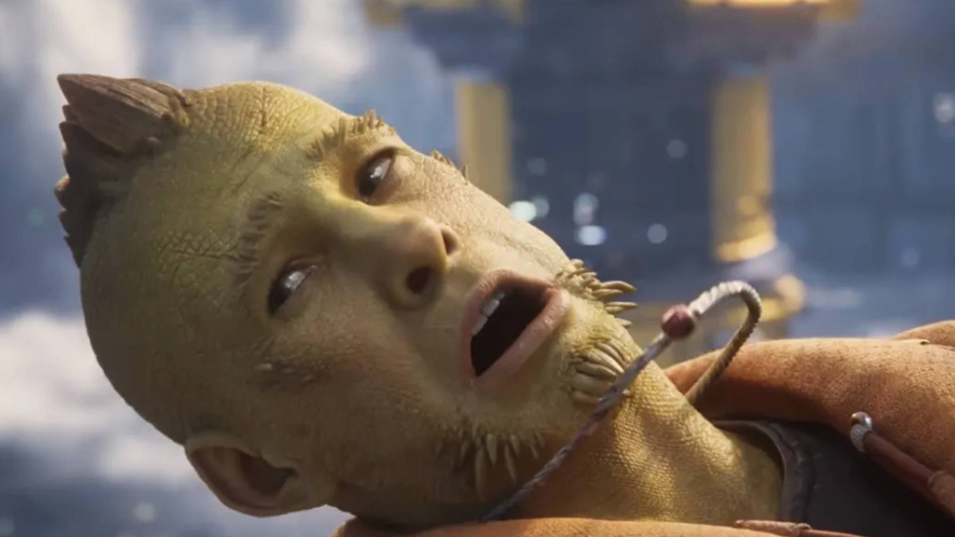 Concord green man protagonist looking all gross