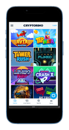 Crypto casino voor snelle registratie binnen 1 seconde bij cryptorino