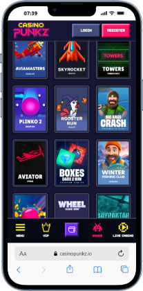 Best crash casino casino punkz games