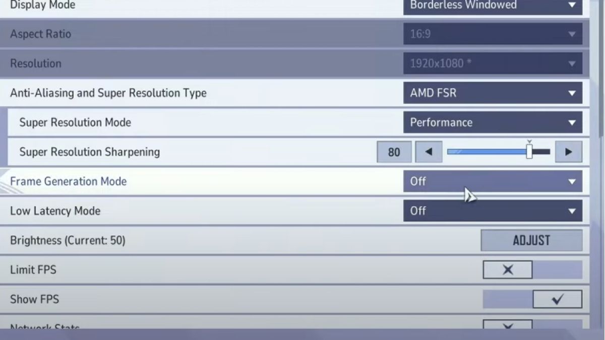 Marvel Rivals graphic settings on mac