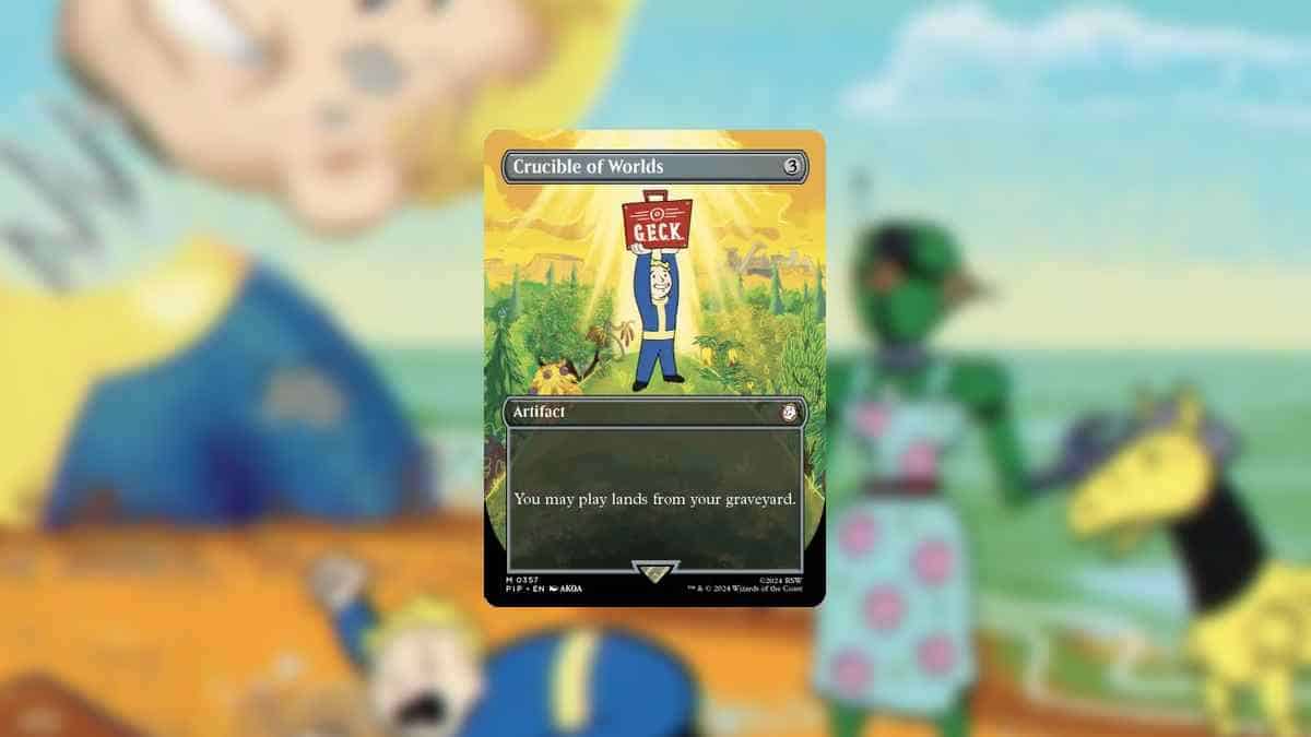 A game card featuring a cartoon character.