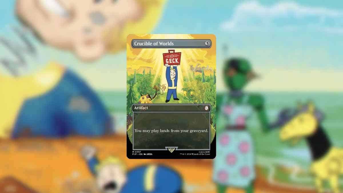 A game card featuring a cartoon character.