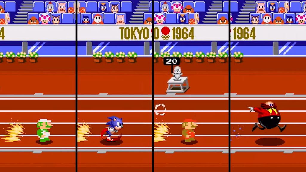 The new Mario & Sonic at the Olympic Games will let you play as 2D pixel characters