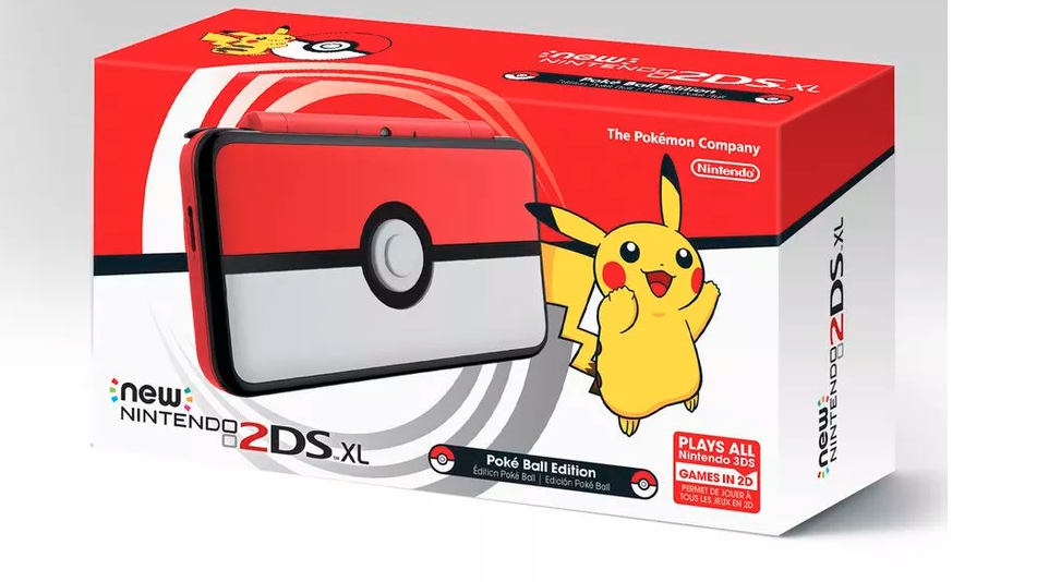 Nintendo announces a 2DS XL that’s styled like a Poké Ball