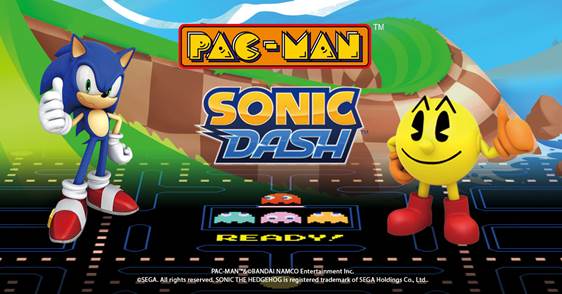 Pac-Man and Sonic Dash team up for epic crossover