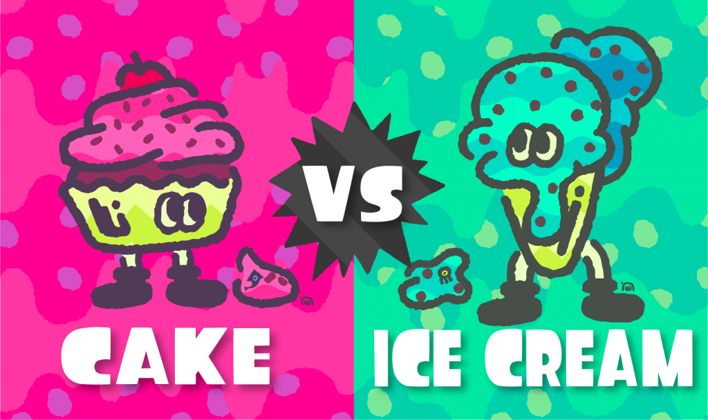 Splatoon 2 is having a free demo Splatfest between team Cake and team Ice Cream, because why not?