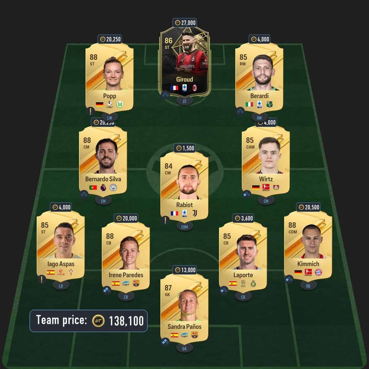 davies flashback sbc solution fc 24 87-rated squad (3)