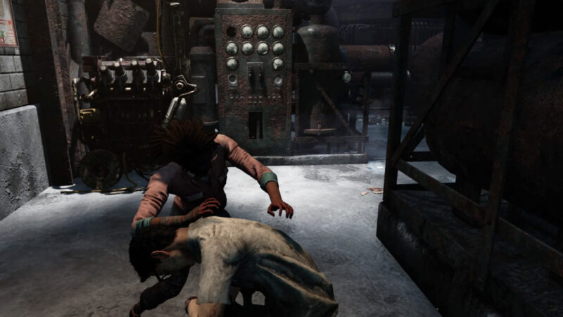 Dead by Daylight how to Prestige and Bloodwebs explained: A character healing another character.