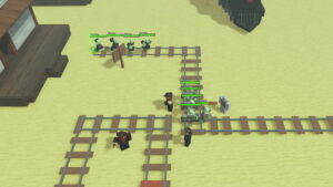 Image of the player facing waves of zombies in Dead Defense on Roblox.