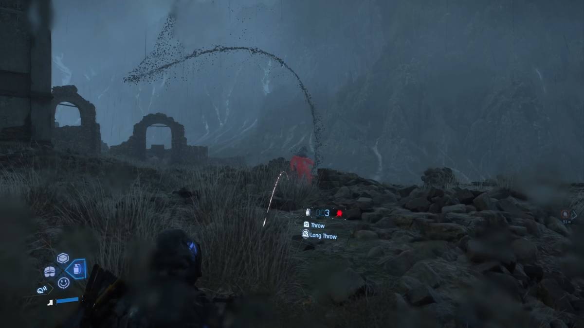 Death Stranding 2 BTs kill: BT in a ruin