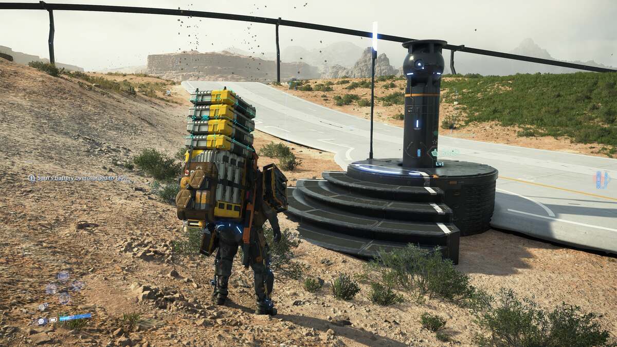 Death Stranding 2 build roads: Auto-Paver.