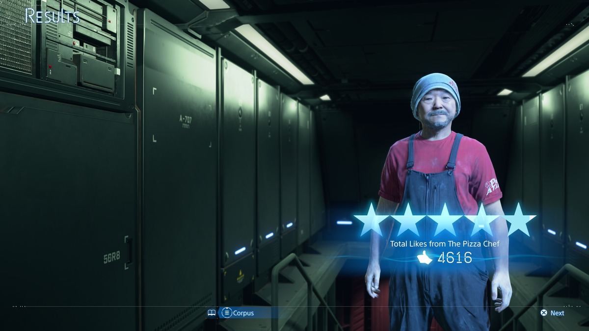 Death Stranding 2 Cameos: Pizza chef.