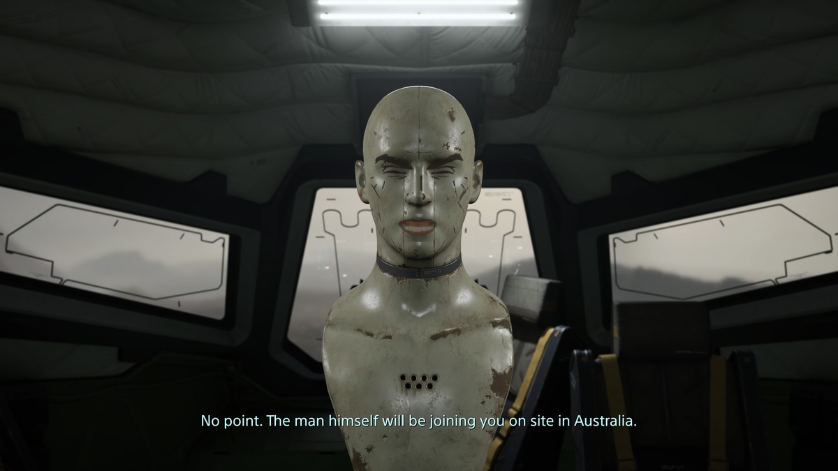 Death Stranding 2 Charlie voice choice: Charlie the mannequin.